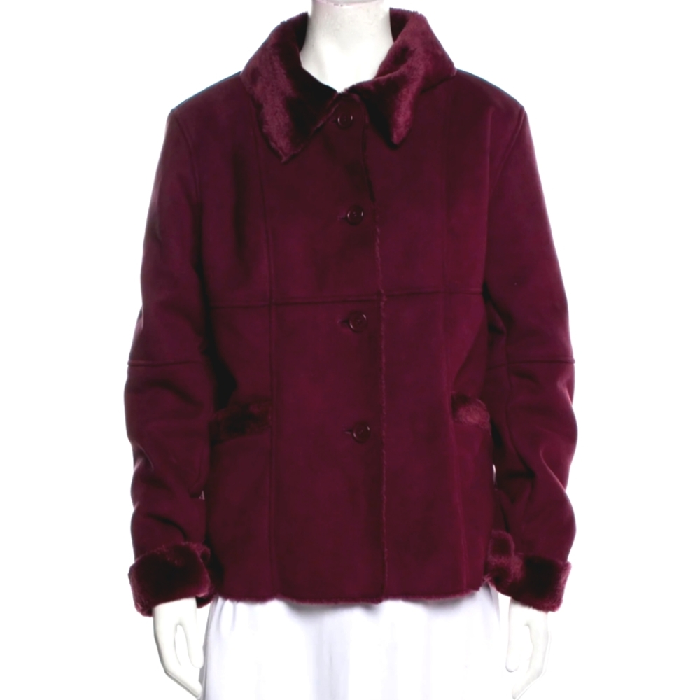 MARVIN RICHARDS 90s Eggplant Purple Coat